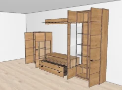 Discount Musterring Wohnwand Kanto Asteiche