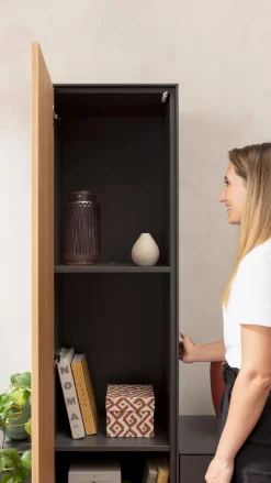 Clearance CASEDO Wohnwand Linares Schiefer