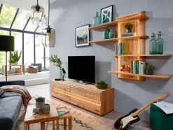 Discount Wohnwand Missouri 2tlg. Wildeiche