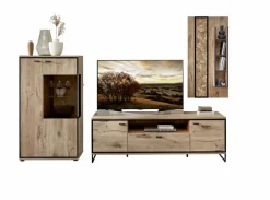 Outlet Wohnconcept Wohnwand Ruben Eiche