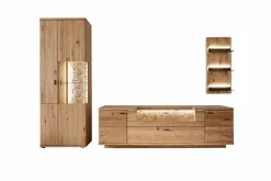 New MCA Wohnwand Venedig Wildeiche geölt