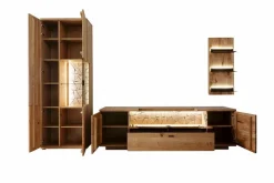 New MCA Wohnwand Venedig Wildeiche geölt