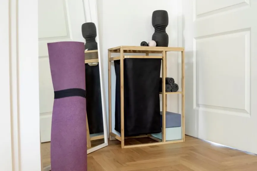 WENKO Wäschekorb Ecori 50 x 70 cm