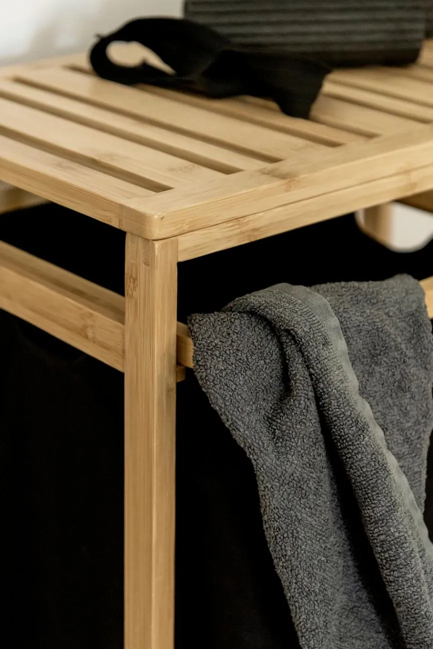 WENKO Wäschekorb Ecori 50 x 70 cm