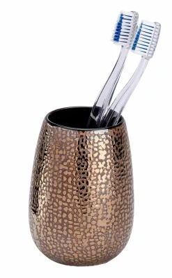 Online WENKO Zahnputzbecher Marrakesh Braun